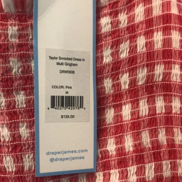 Draper a James Taylor smocked dress in multi gingham sundress - Picture 5 of 6